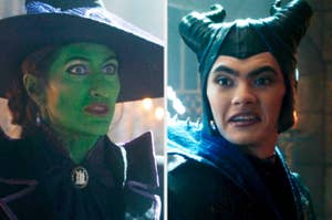 Agatha as the Wicked Witch of the West and Billy as Maleficent in "Agatha All Along"